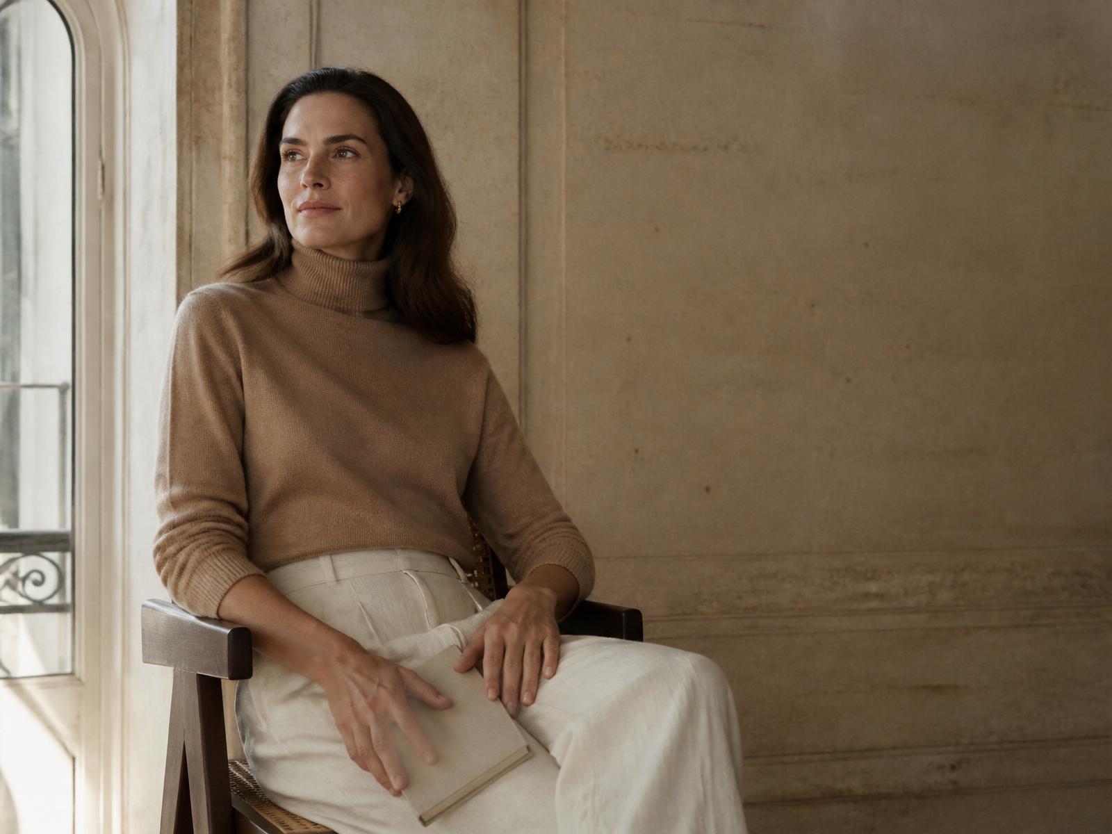 Editorial portrait of a fashion professional